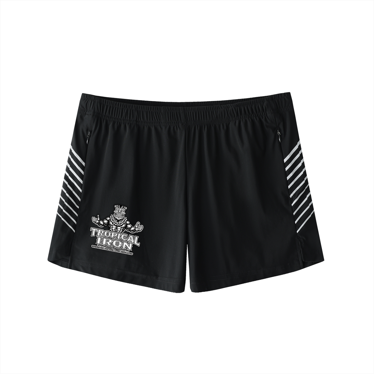 Tropical Iron Workout Shorts