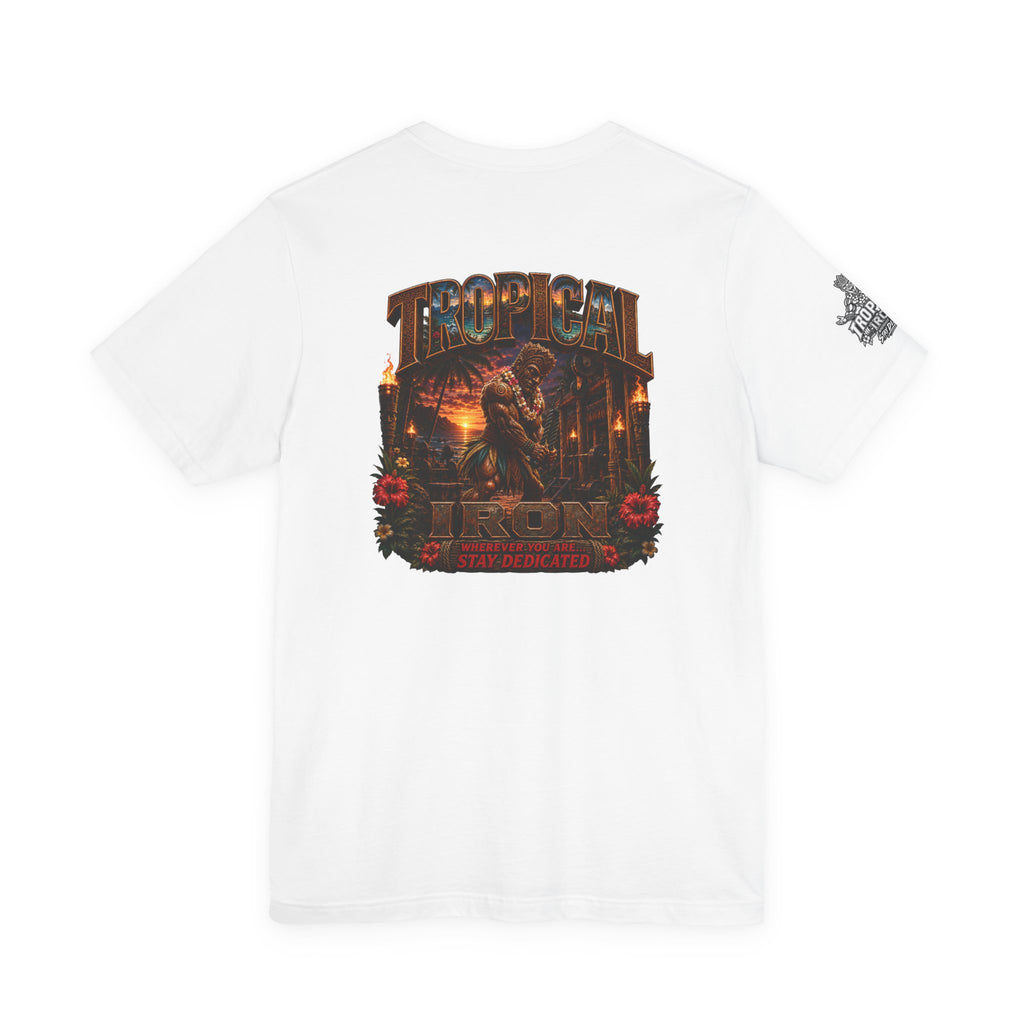 Tropical Iron outdoor gym tee