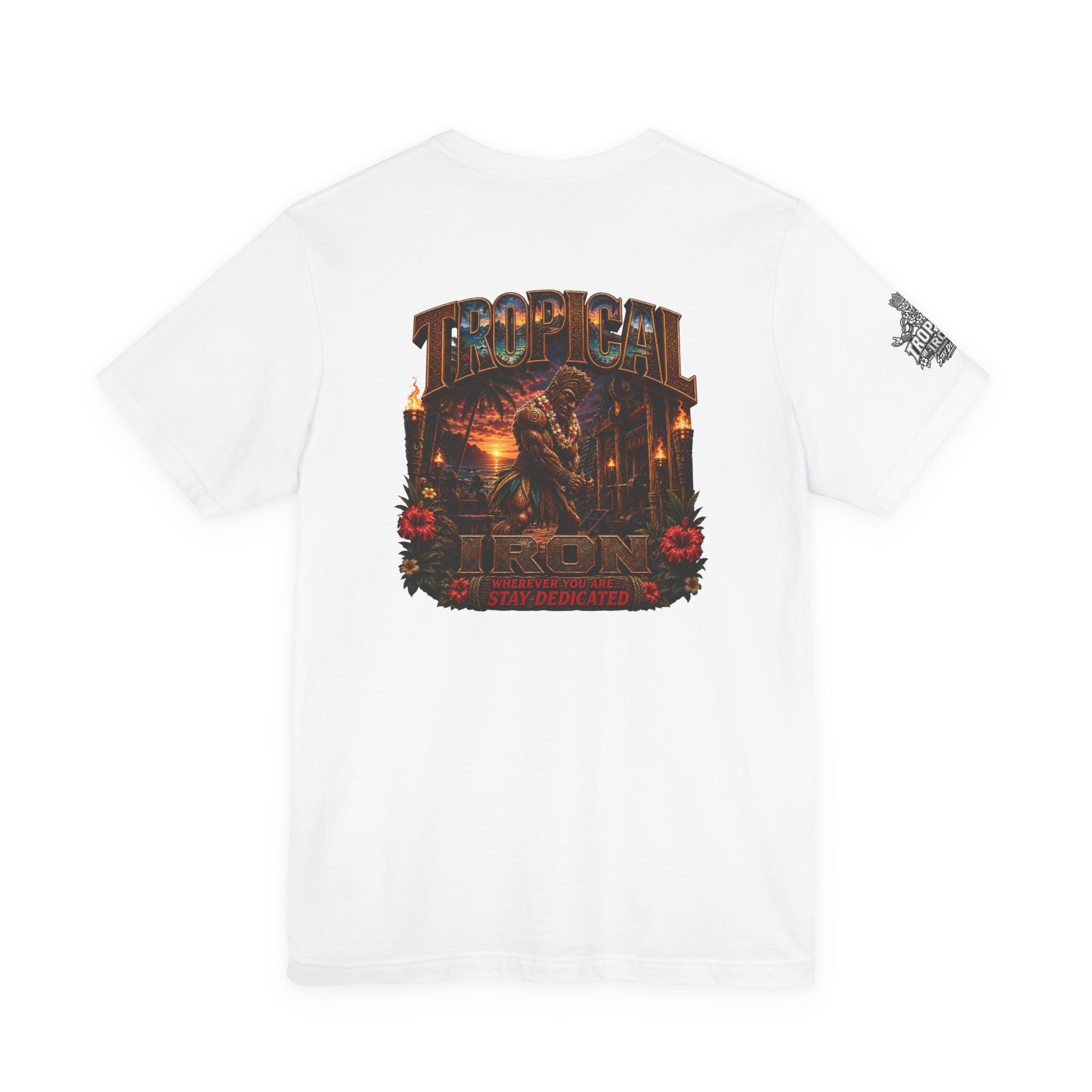 Tropical Iron outdoor gym tee