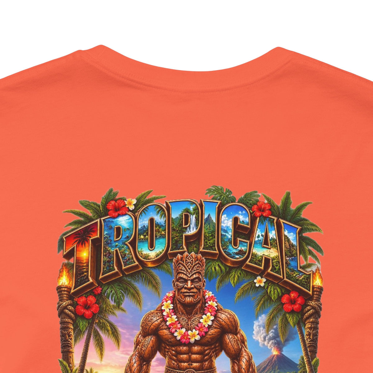 Tropical Strongman Graphic Tee – 'Boricua' Island Vibes Shirt
