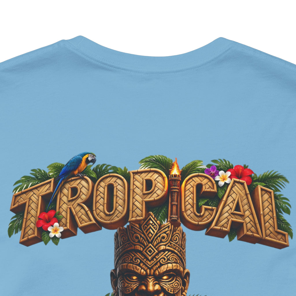 Tropical Aloha T-Shirt — 'Tropical Irony' Vintage Tiki Graphic Tee