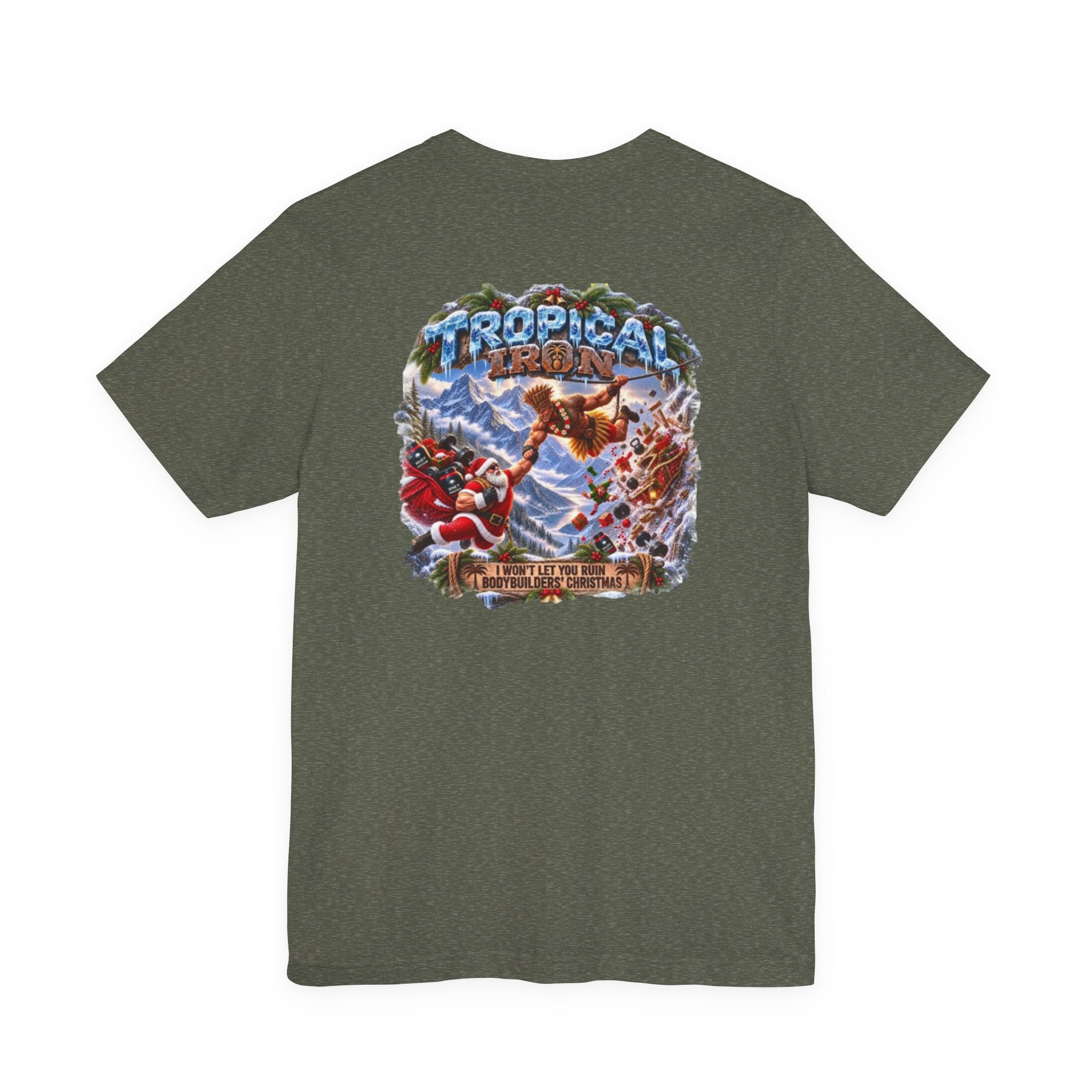 Saving Christmas— 'Tropical Island' Beach & Surf Vintage-Style T-Shirt