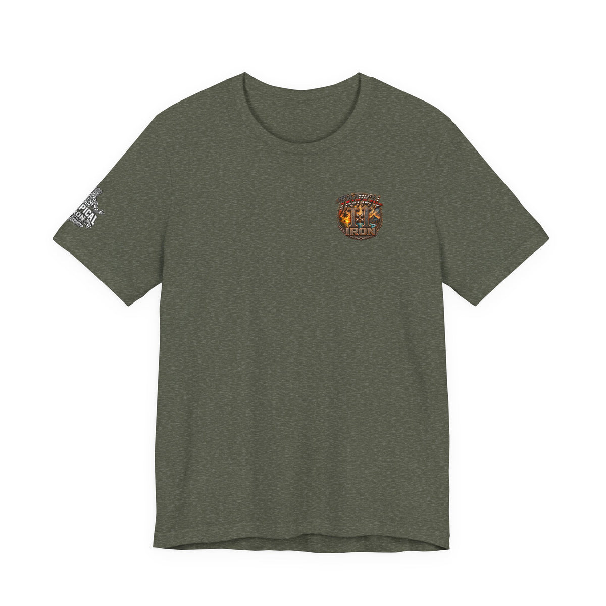 Tropical Iron Thin Red Line — 'Fire Fighter  Short Sleeve Shirt