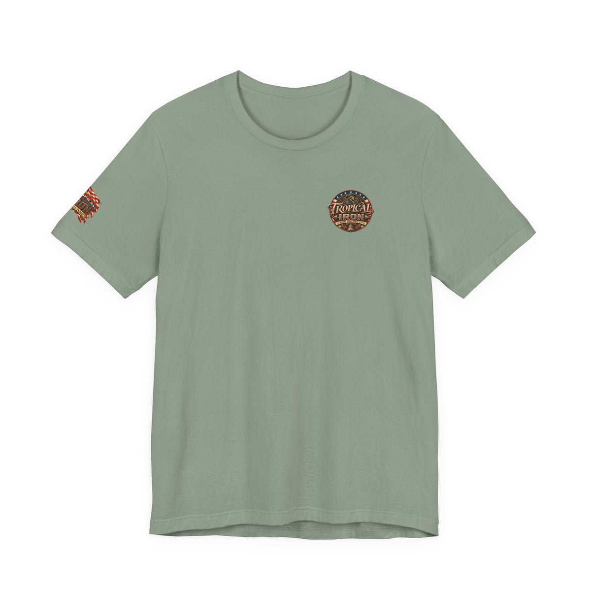 Minutemen 'Never Skip Leg Day' Tee - Patriotic Revolution 1776 Back Print