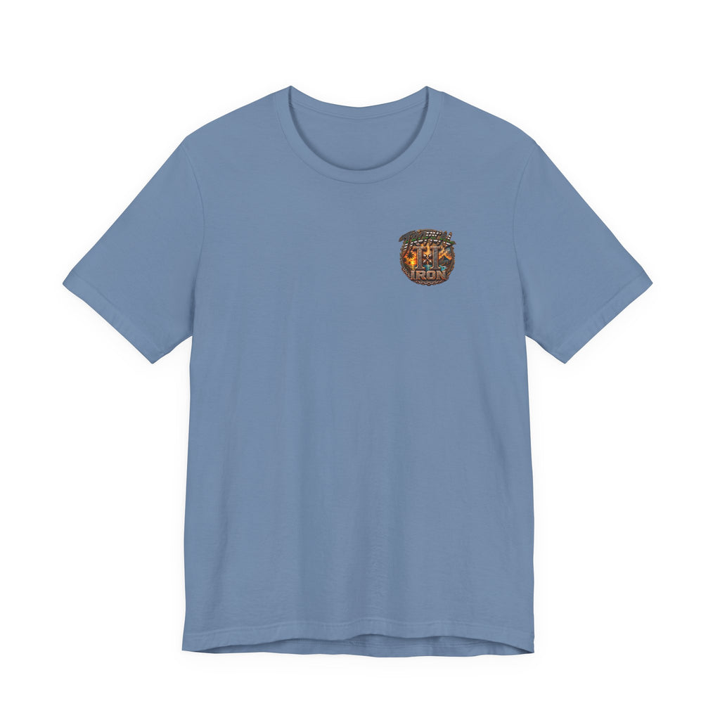 Tropical Strength Gym Tee — "Stay Dedicated" T-Shirt