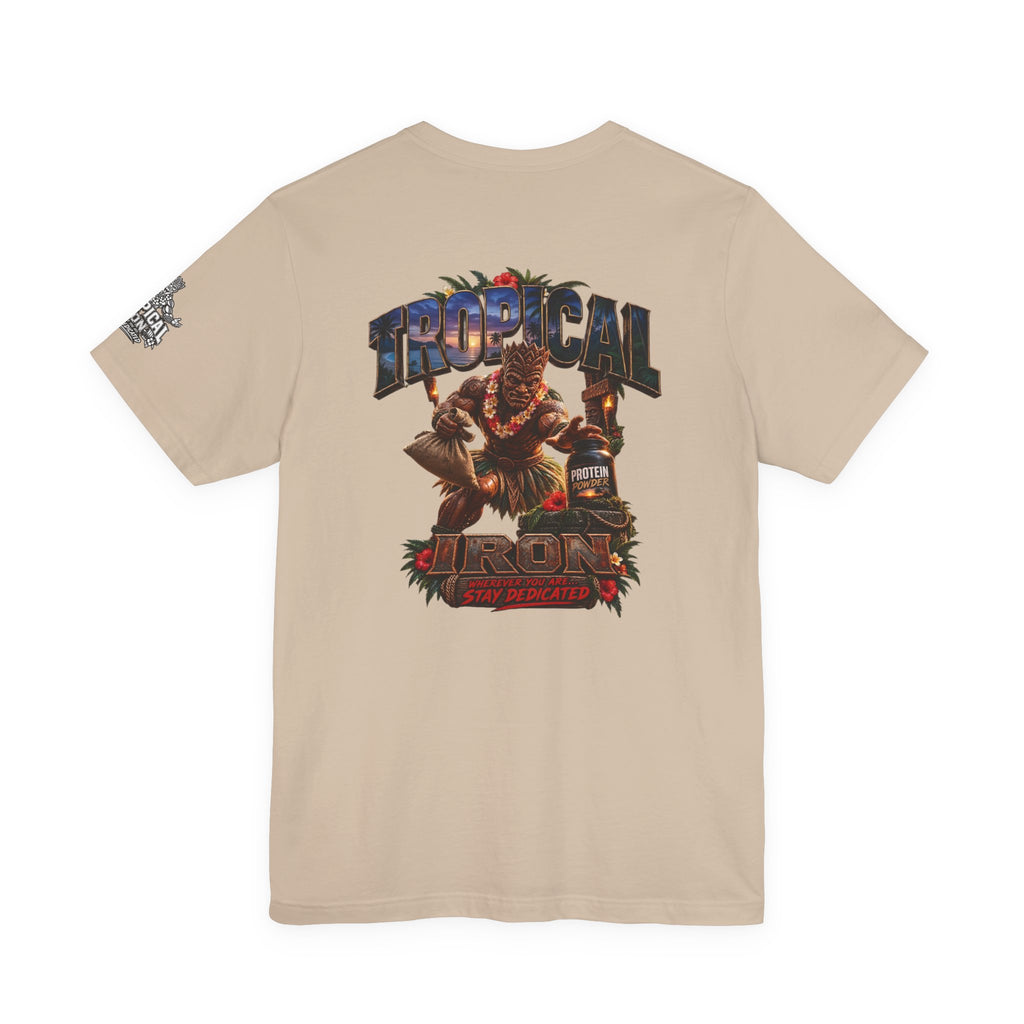 Tropical Tiki Warrior Graphic Tee — Protein Snatch