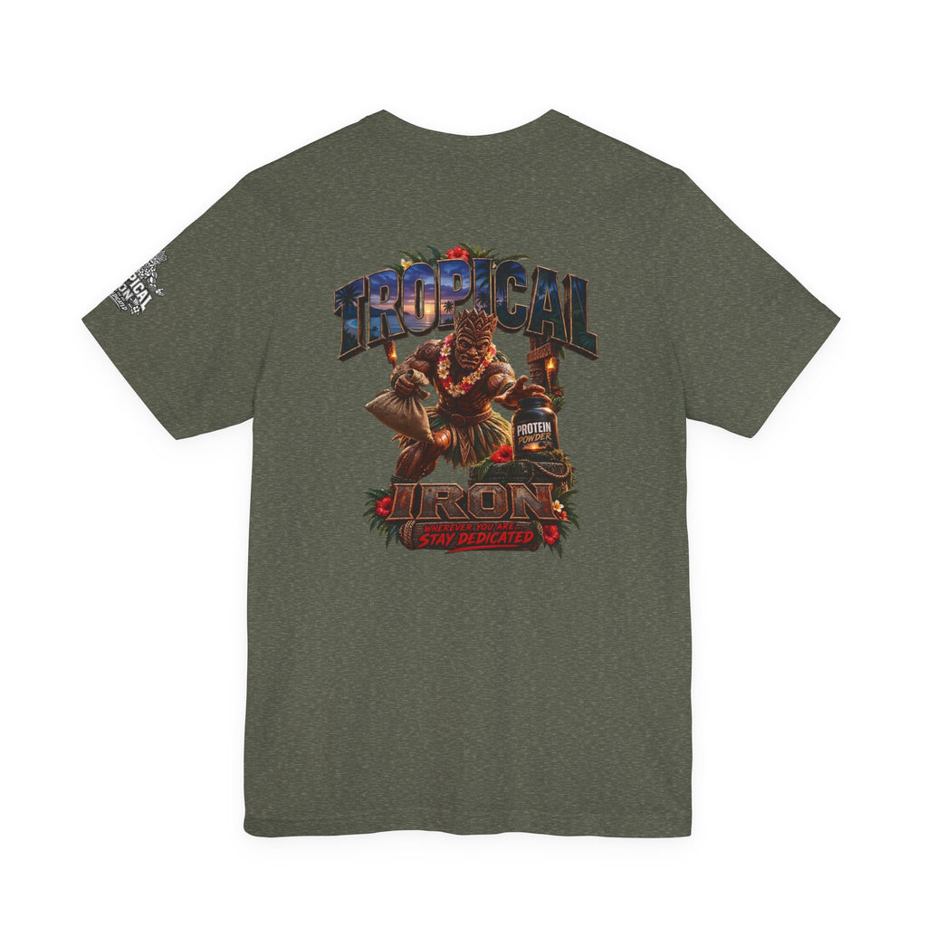 Tropical Tiki Warrior Graphic Tee — Protein Snatch