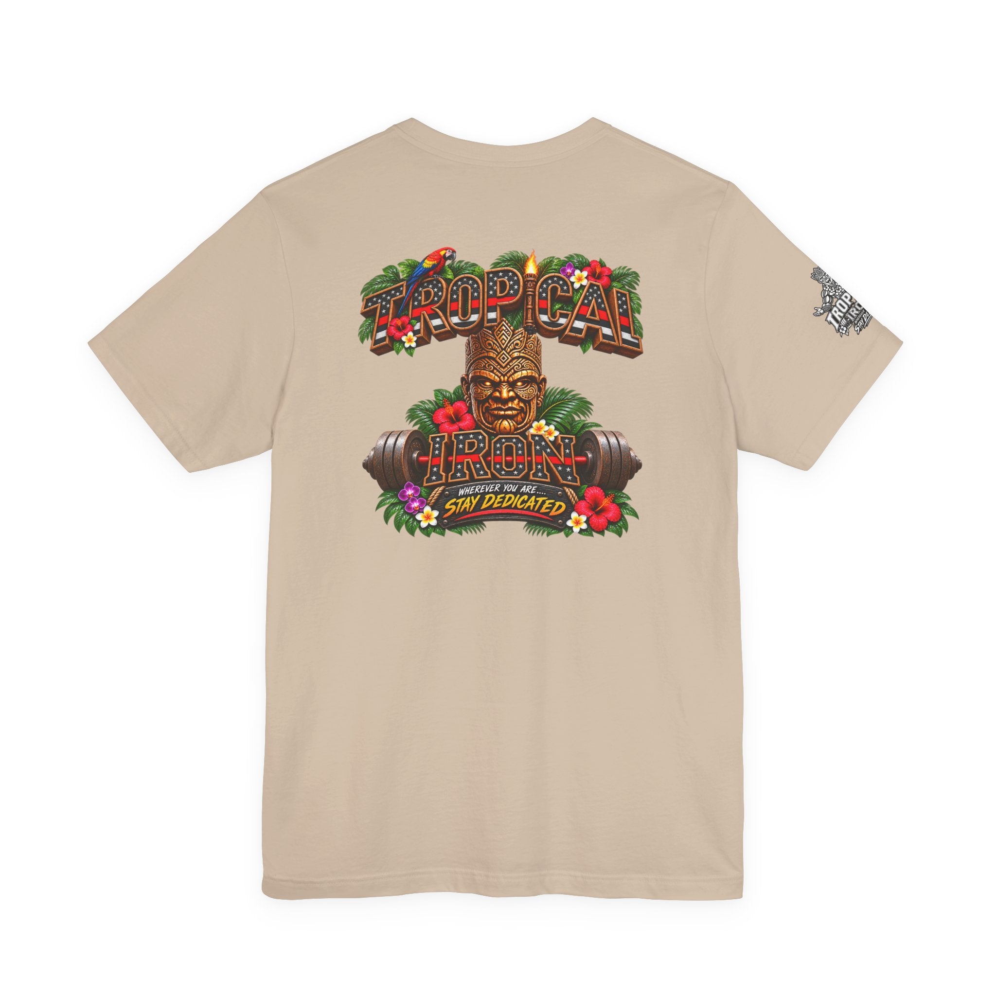 Tropical Iron Thin Red Line — 'Fire Fighter  Short Sleeve Shirt