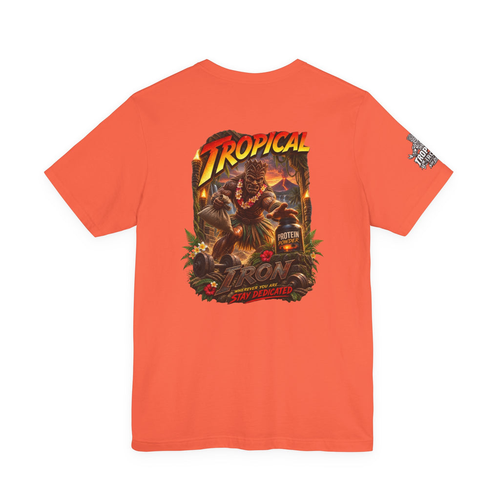 Tropical Iron Vintage Graphic Tee —Protein Snatch And Grab