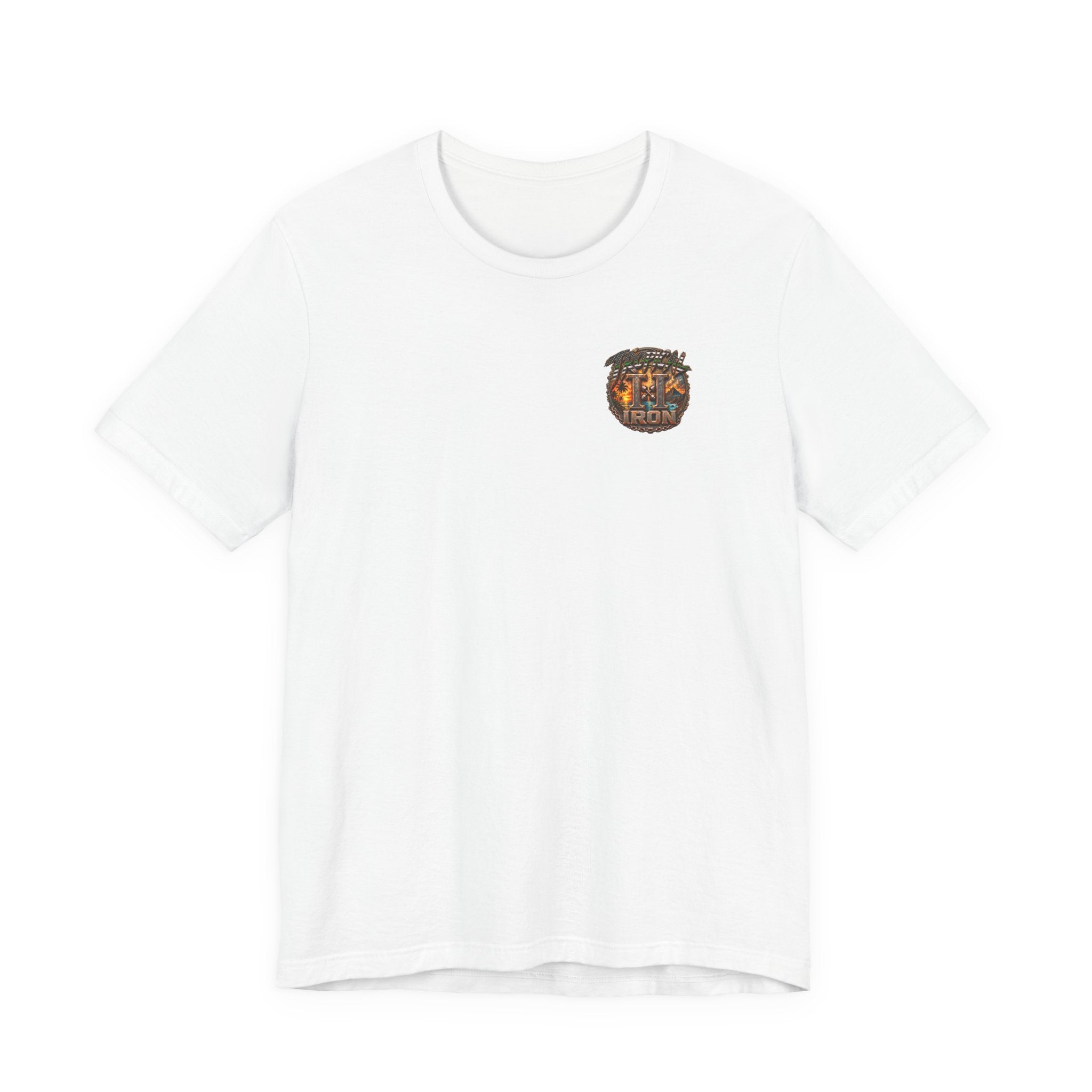 Tropical Strength Gym Tee — "Stay Dedicated" T-Shirt