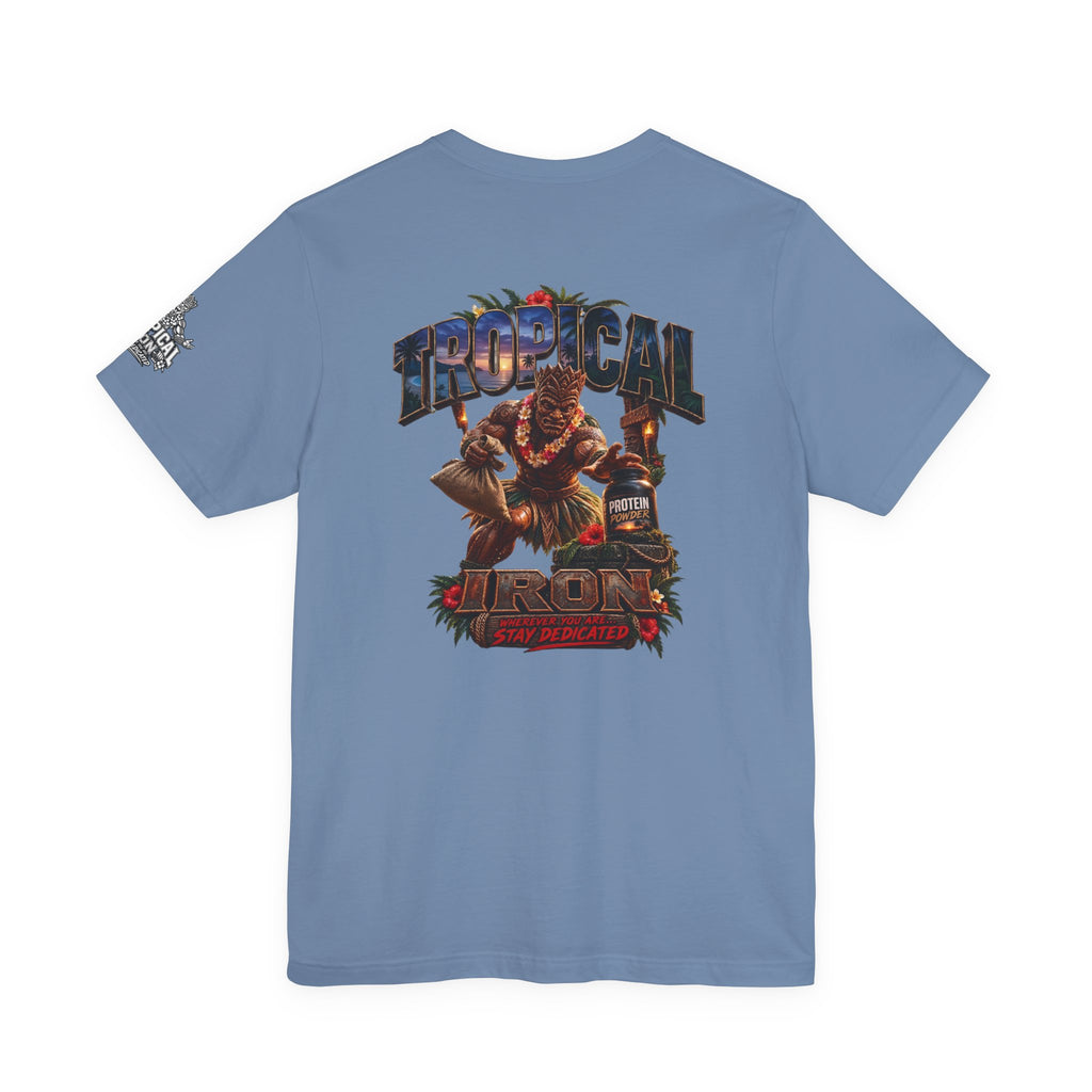 Tropical Tiki Warrior Graphic Tee — Protein Snatch
