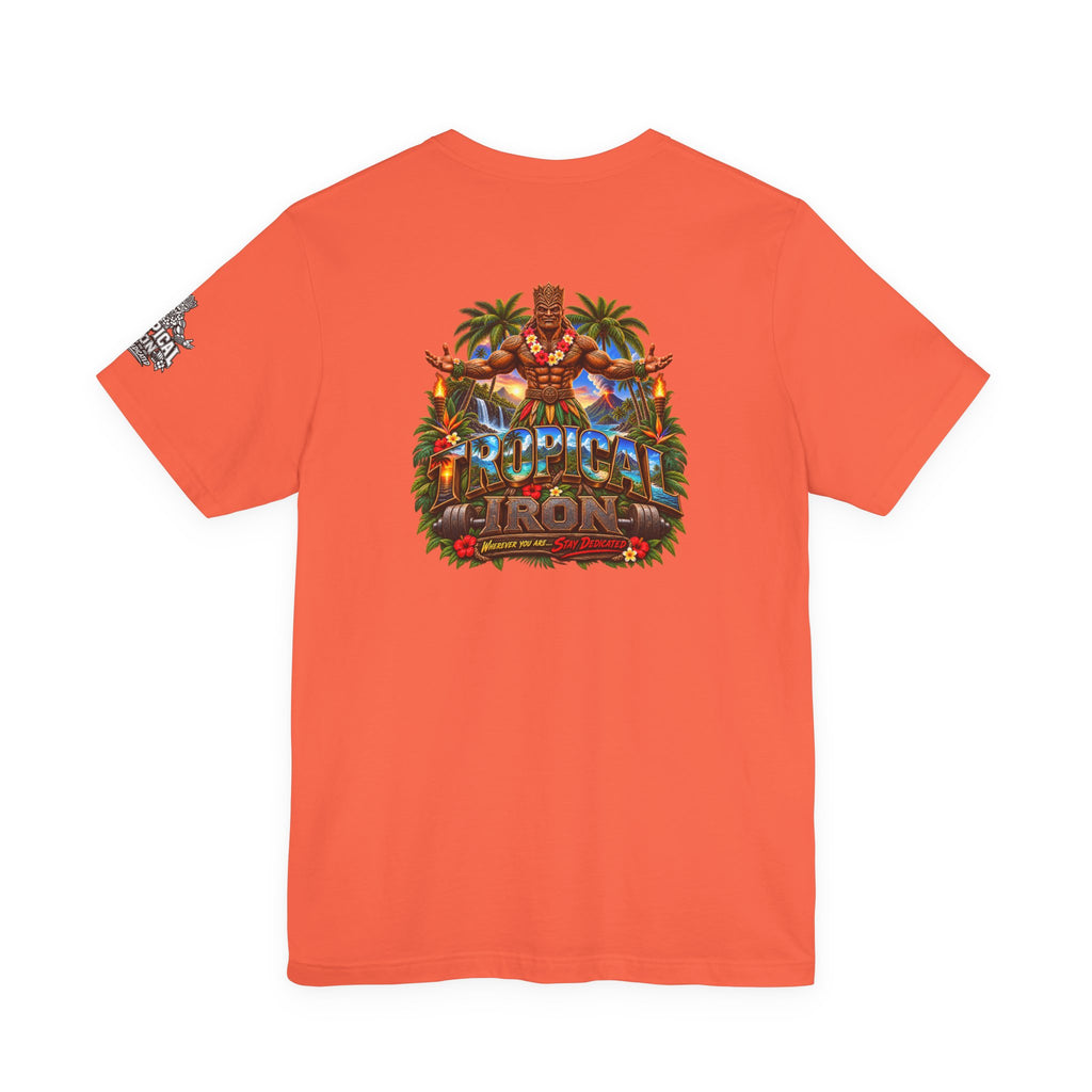 Tiki Guardian Tee — 'Protect the Island' Tropical Graphic T-Shirt