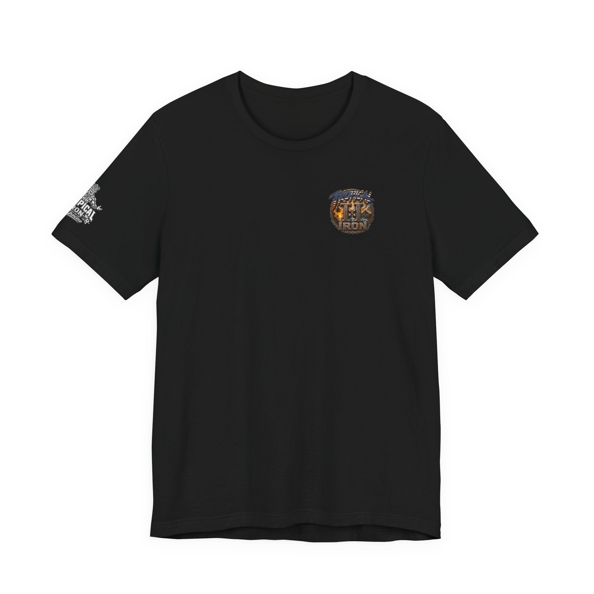 Tropical Iron  Thin Blue Line— Blue line Shirt