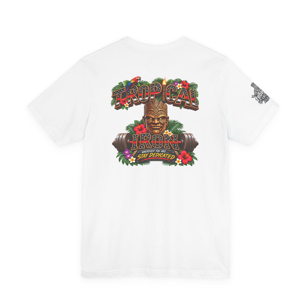 Tropical Iron Thin Red Line — 'Fire Fighter  Short Sleeve Shirt