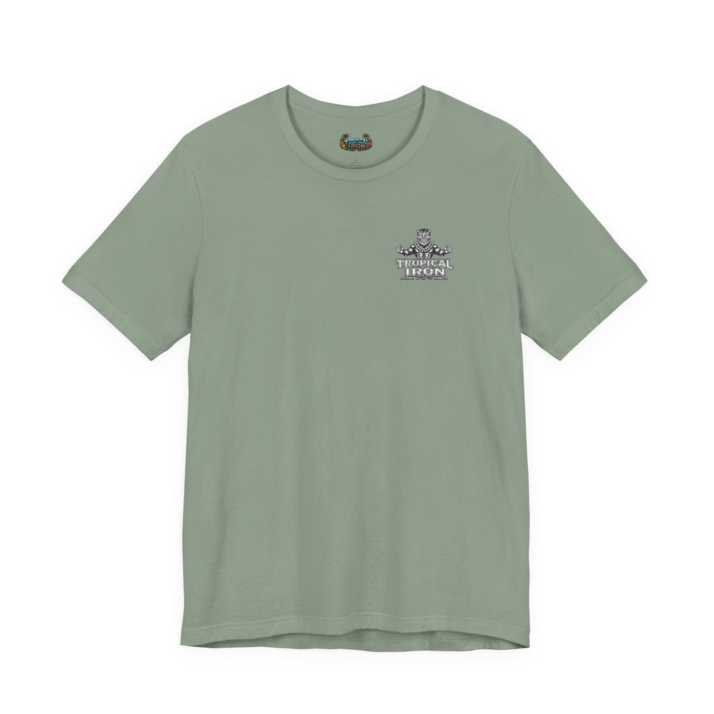 T-Shirt — Tropical Iron  Welcome To The Gun Show Gym Tee