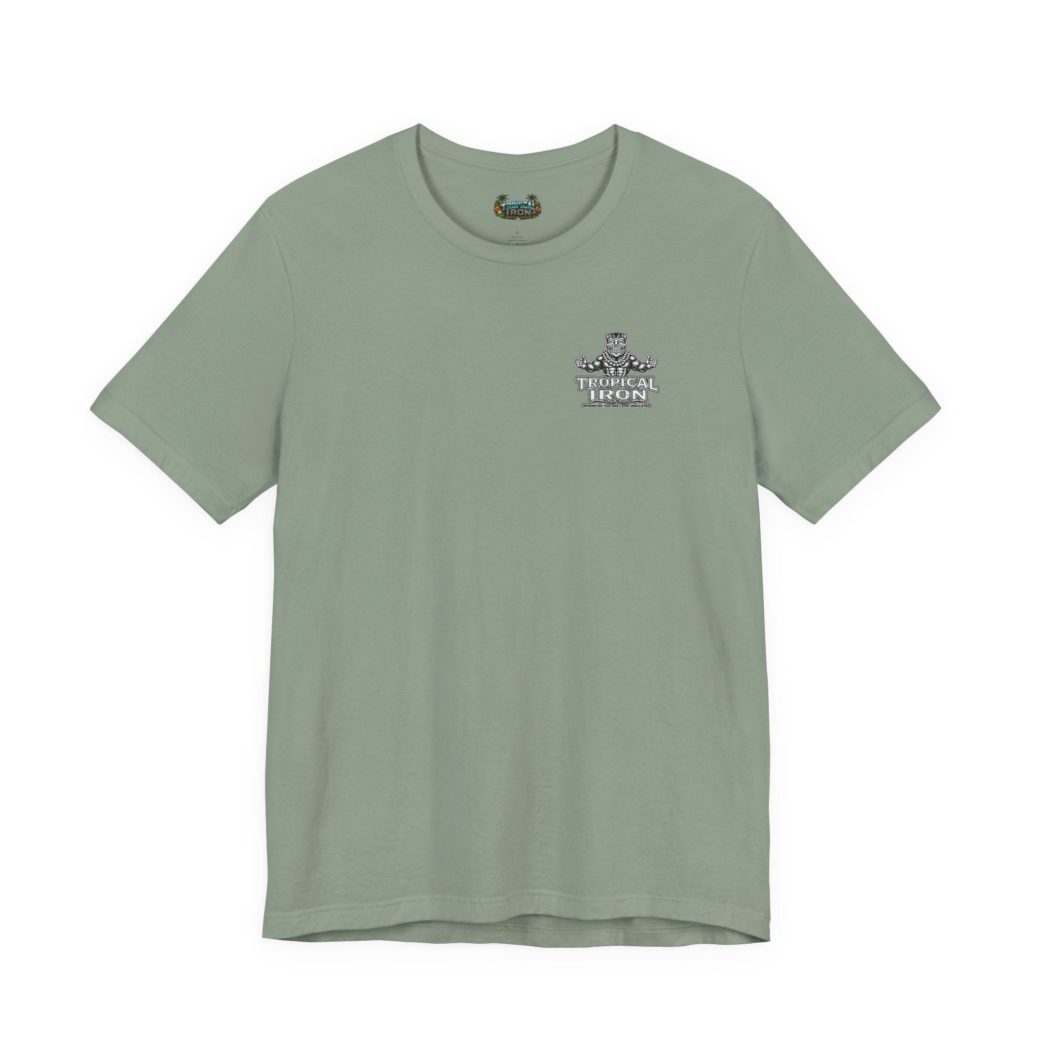 T-Shirt — Tropical Iron  Welcome To The Gun Show Gym Tee