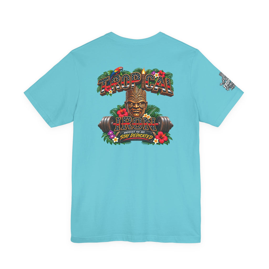 Tropical Iron Thin Red Line — 'Fire Fighter  Short Sleeve Shirt