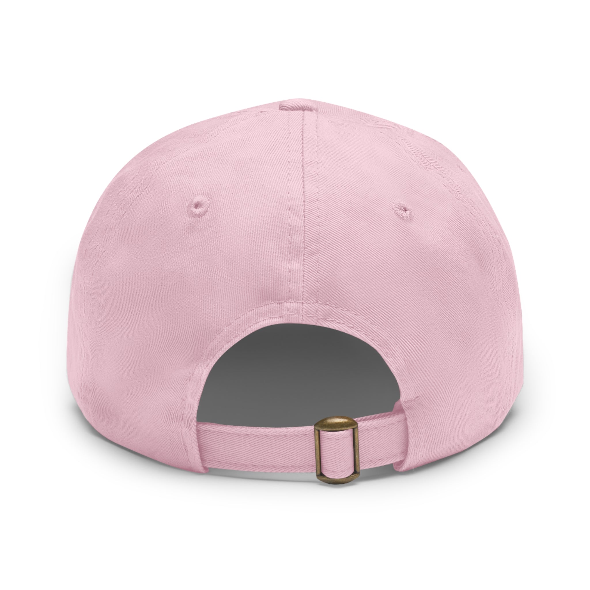 Tropical Iron Dad Hat with Leather Patch — Casual Workout & Coffee-Run Cap