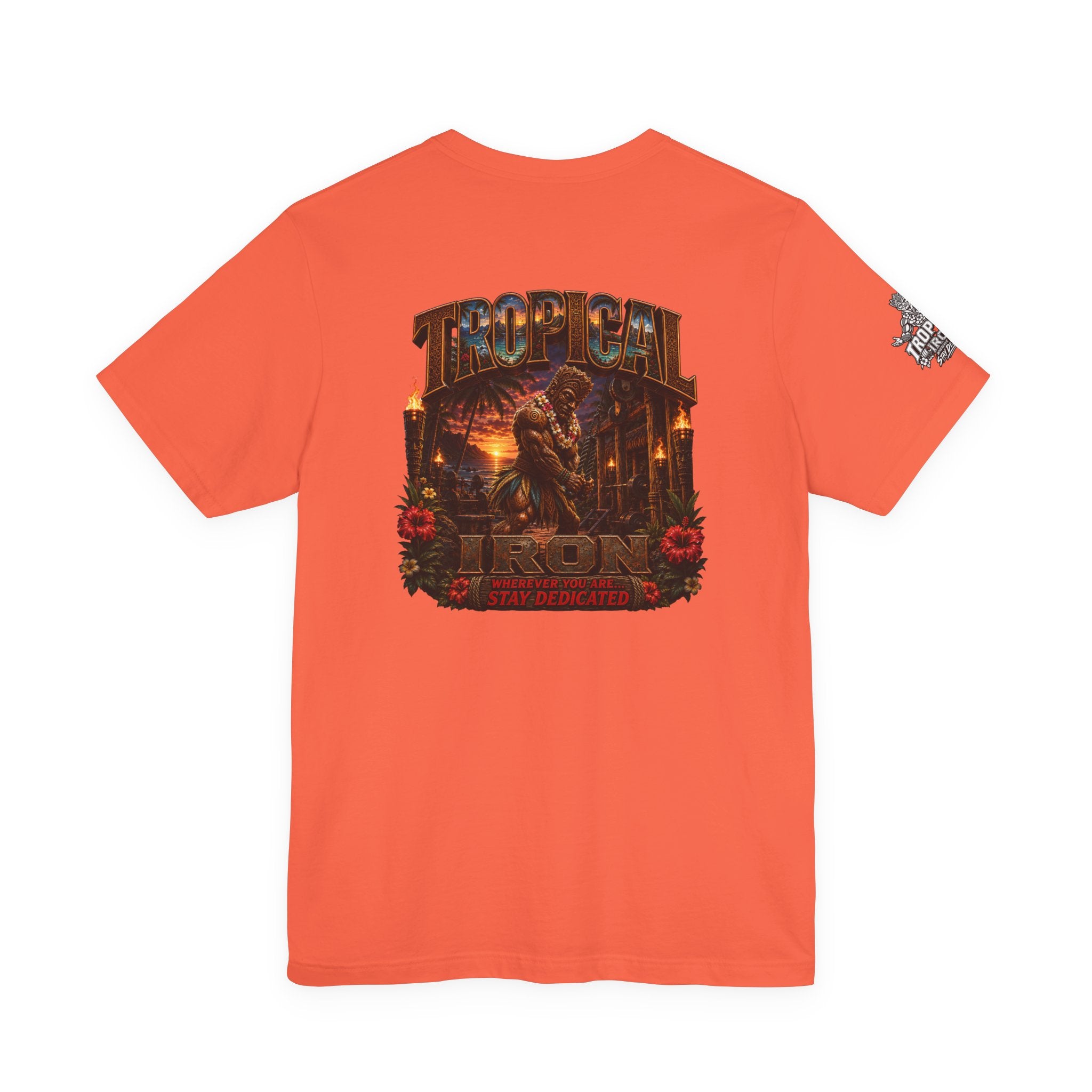Tropical Iron outdoor gym tee