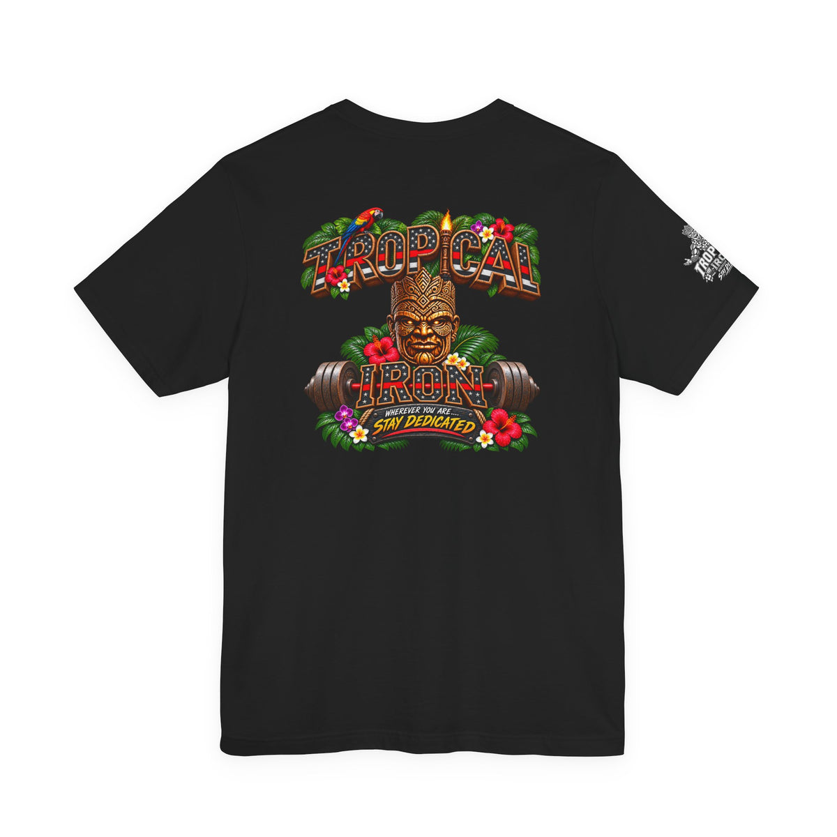 Tropical Iron Thin Red Line — 'Fire Fighter  Short Sleeve Shirt