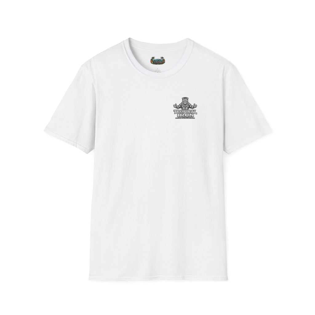 Tropical Le Bon Graphic Tee — Vintage Island Logo T-Shirt