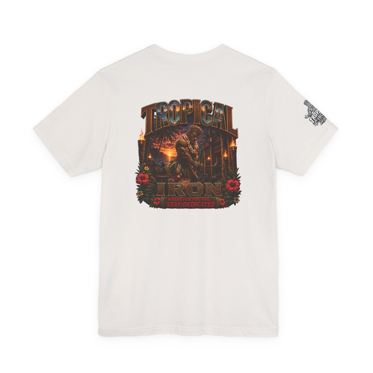 Tropical Iron outdoor gym tee