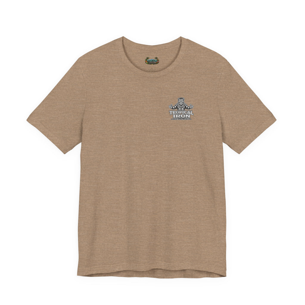 T-Shirt — Tropical Iron  Welcome To The Gun Show Gym Tee