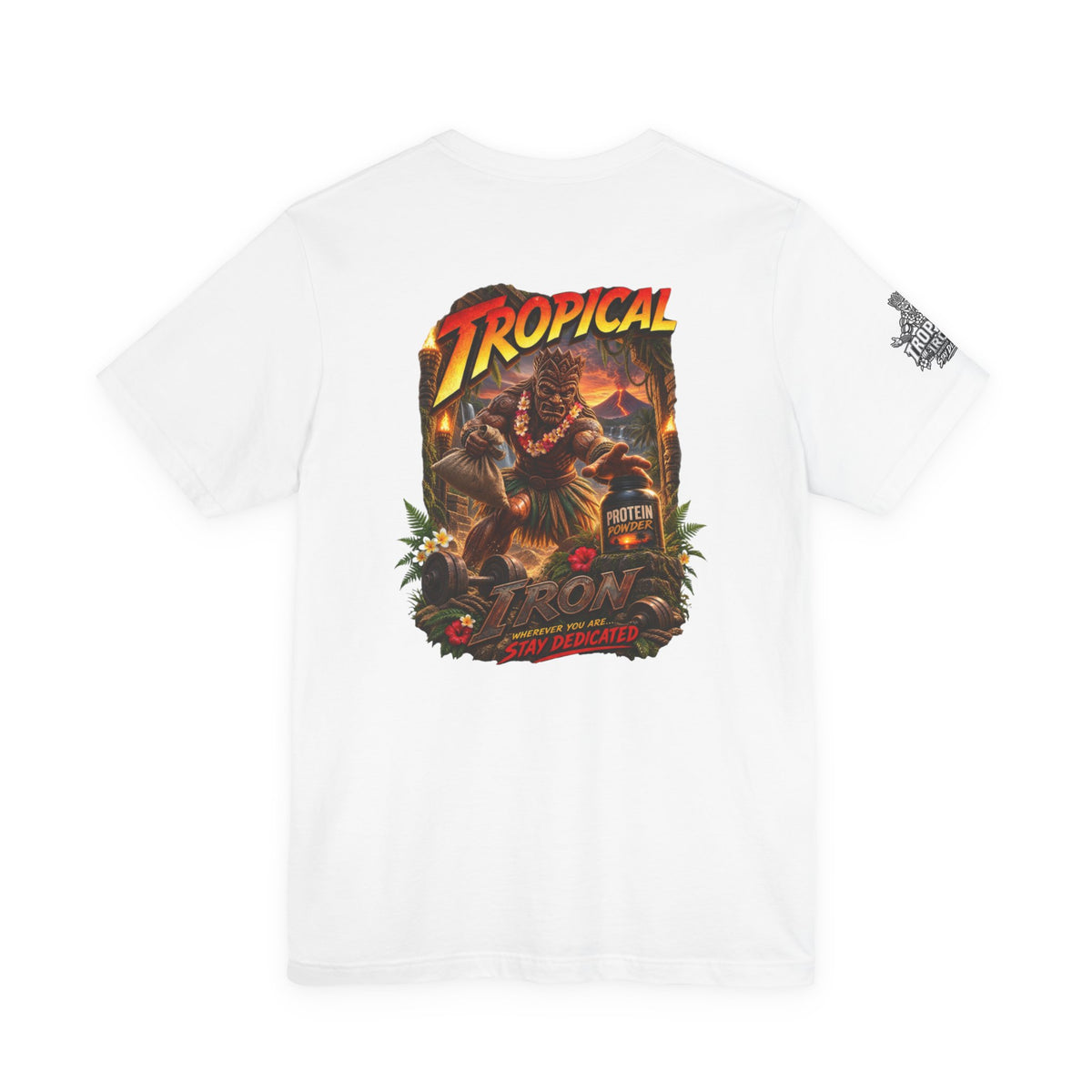 Tropical Iron Vintage Graphic Tee —Protein Snatch And Grab