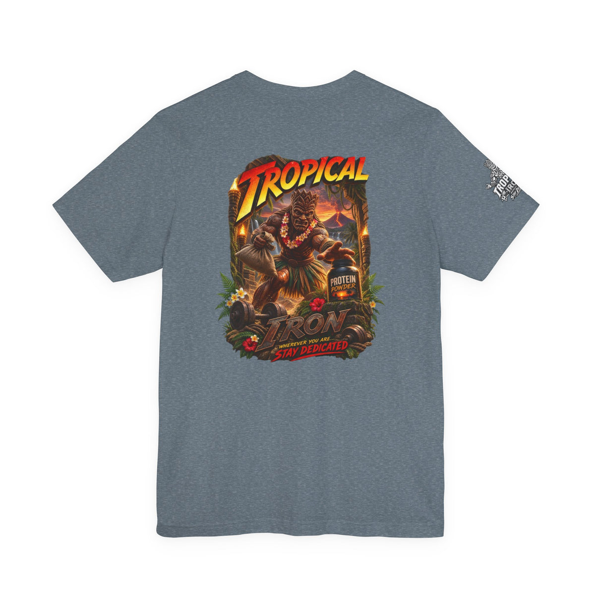 Tropical Iron Vintage Graphic Tee —Protein Snatch And Grab