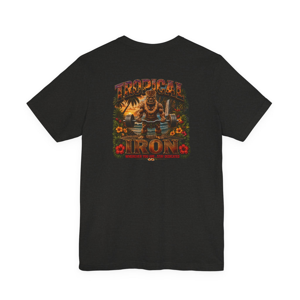 T-Shirt — Tropical Iron  Welcome To The Gun Show Gym Tee
