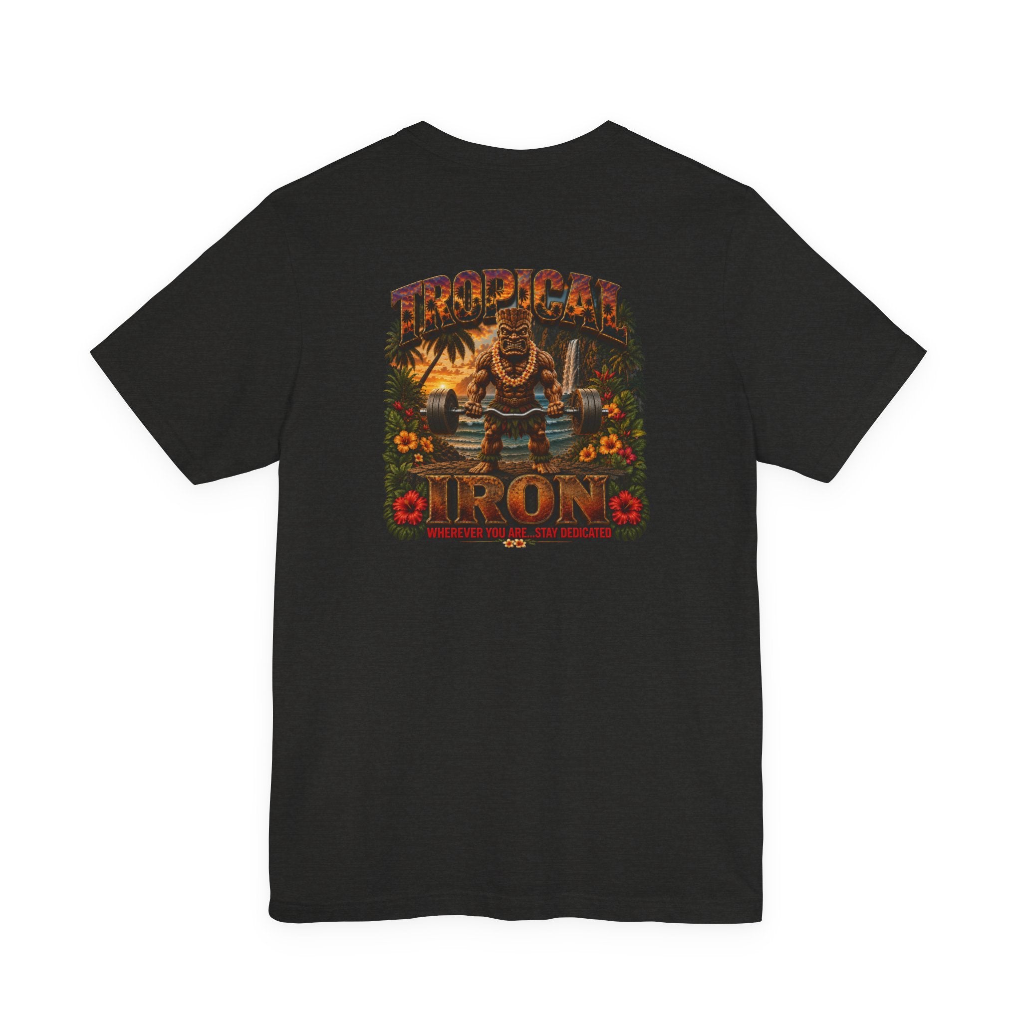 T-Shirt — Tropical Iron  Welcome To The Gun Show Gym Tee
