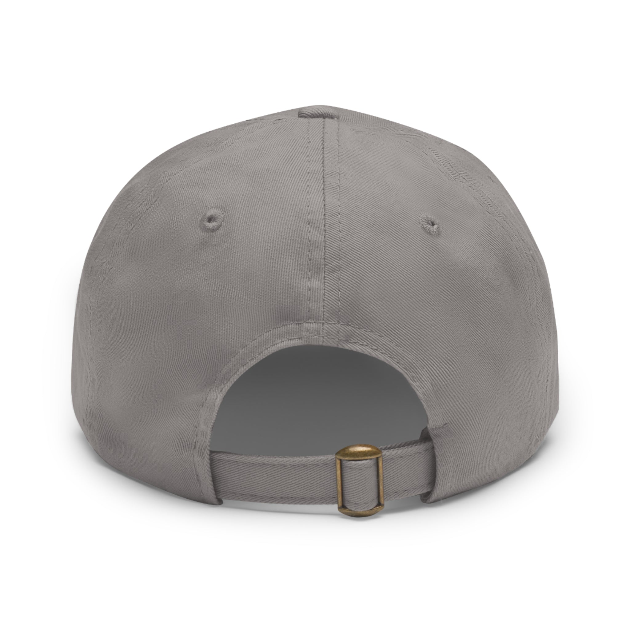 Tropical Iron Dad Hat with Leather Patch — Casual Workout & Coffee-Run Cap