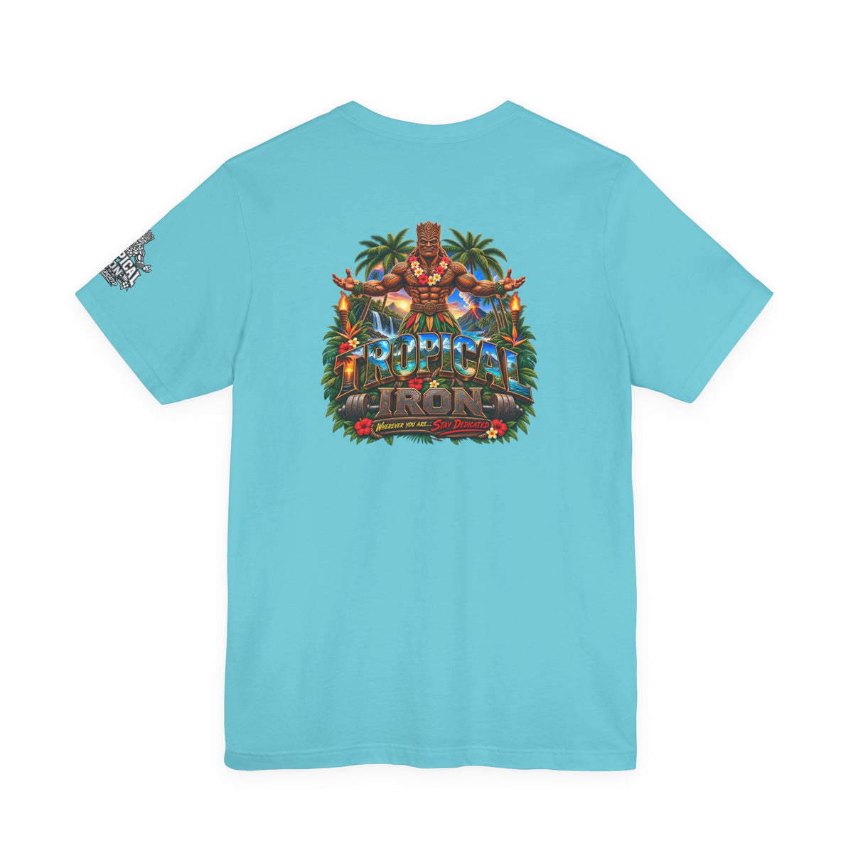 Tiki Guardian Tee — 'Protect the Island' Tropical Graphic T-Shirt