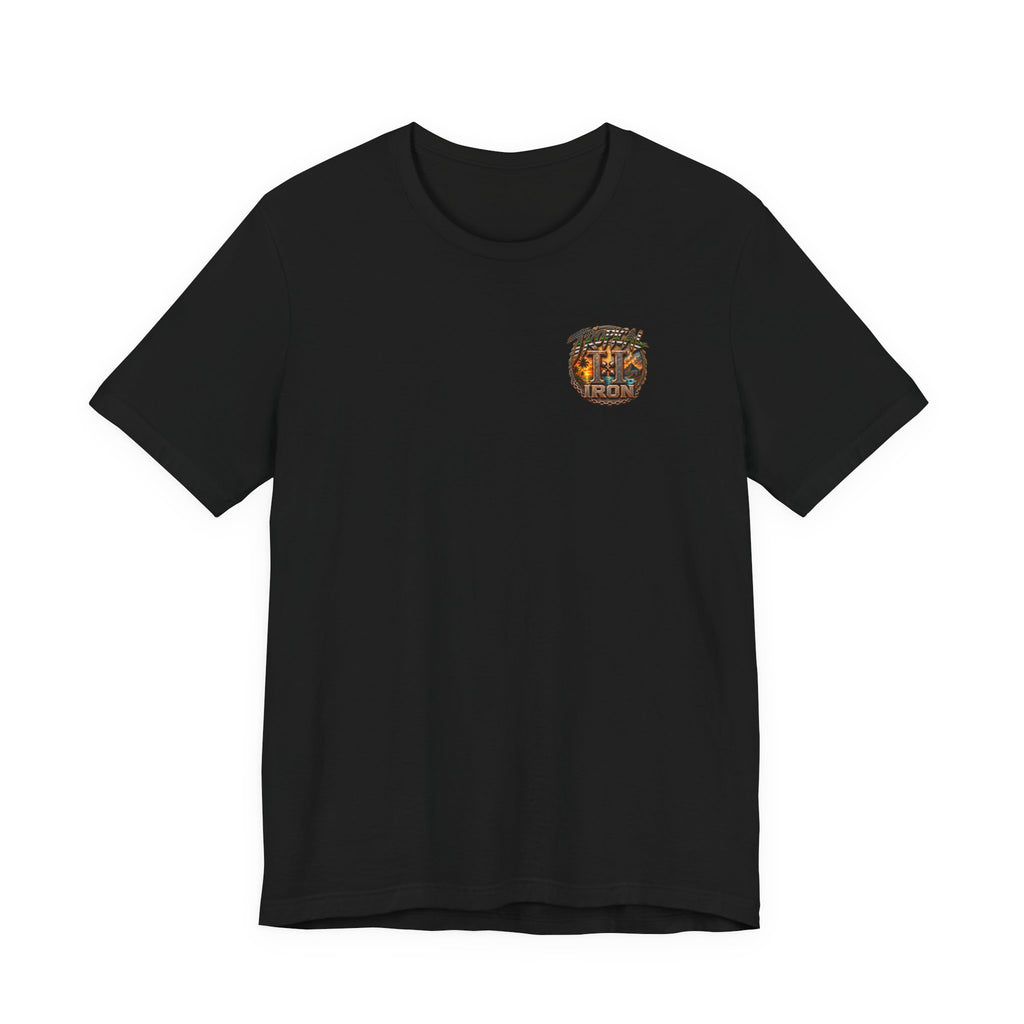 Tropical Strength Gym Tee — "Stay Dedicated" T-Shirt