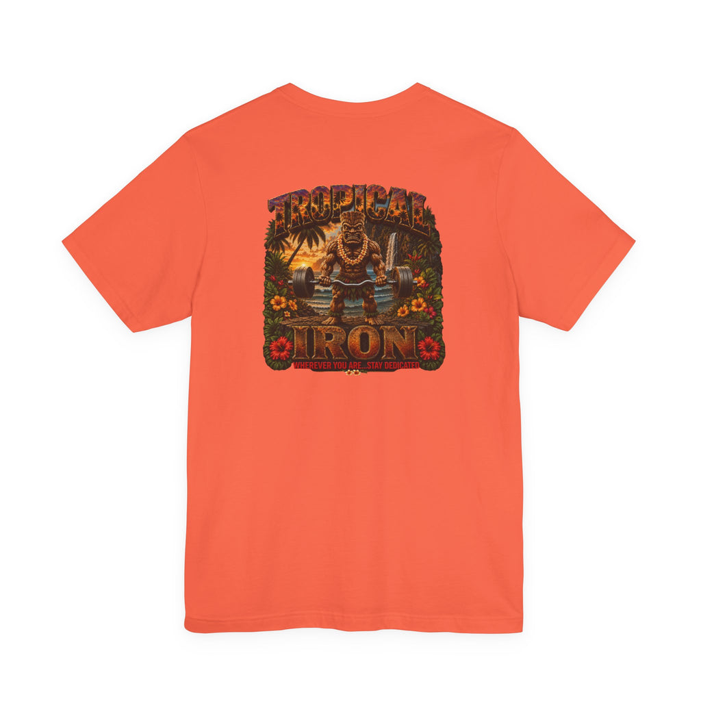T-Shirt — Tropical Iron  Welcome To The Gun Show Gym Tee