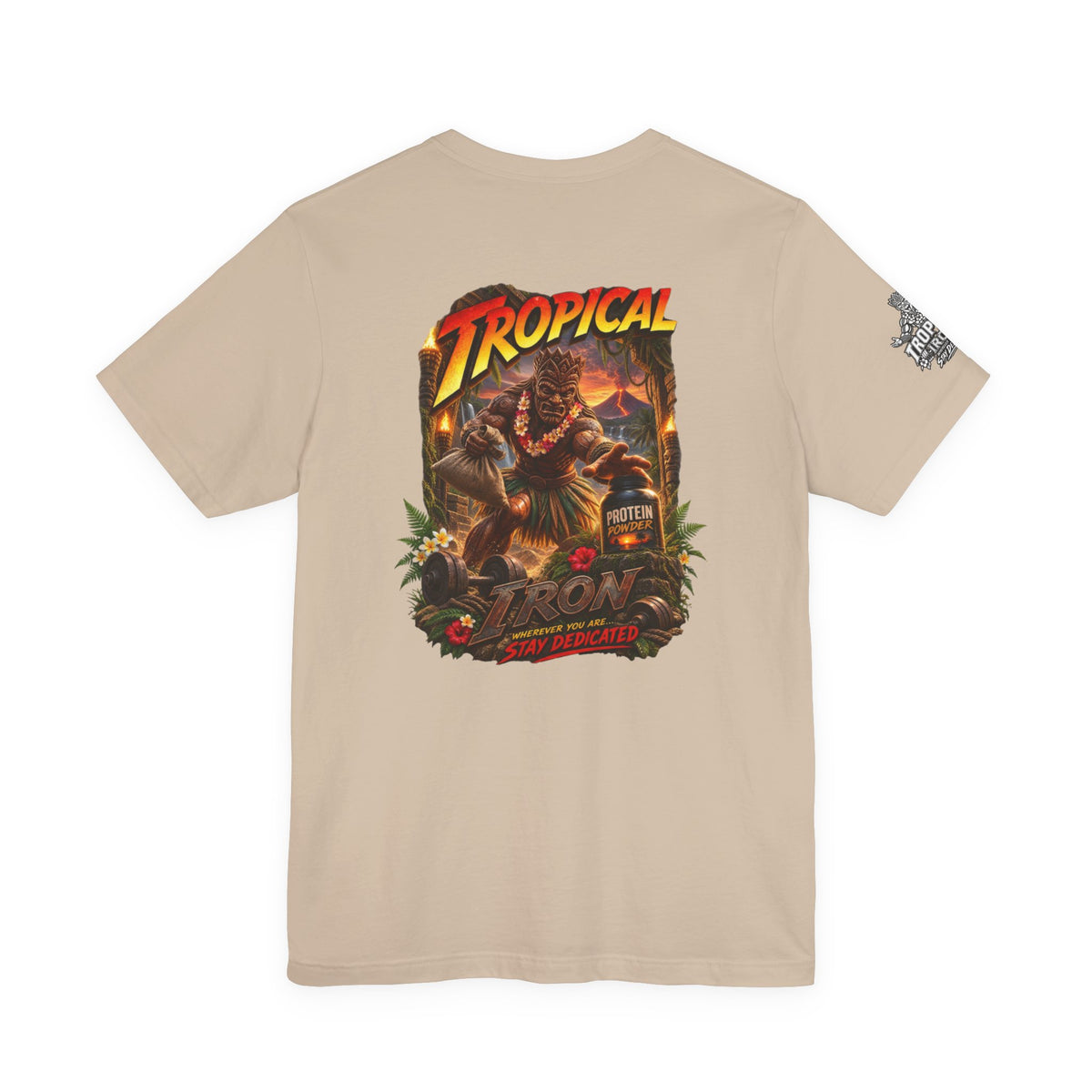 Tropical Iron Vintage Graphic Tee —Protein Snatch And Grab