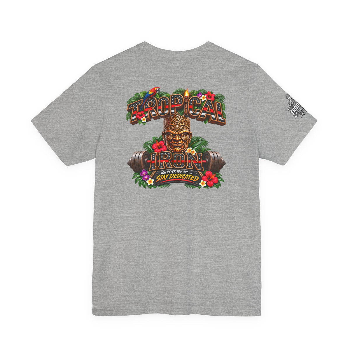 Tropical Iron Thin Red Line — 'Fire Fighter  Short Sleeve Shirt
