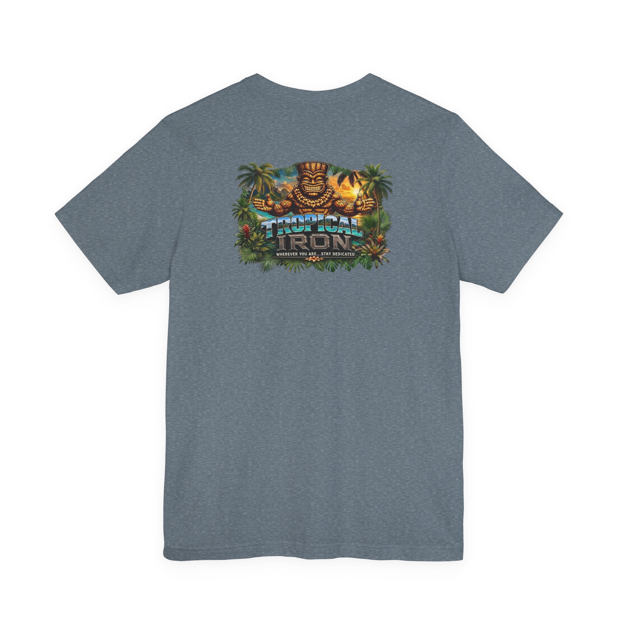 T-Shirt — Tropical "IRON" Vintage  Graphic