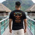 Tropical Iron Weightlifting Tiki — Island Tiki Strength Gym Shirt
