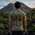 Tropical Le Bon Graphic Tee — Vintage Island Logo T-Shirt