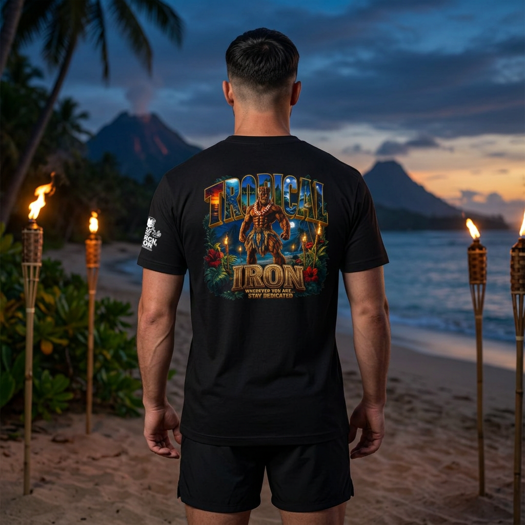 Tropical Iron Graphic Tee — Nigh Time T-Shirt