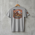Minutemen 'Never Skip Leg Day' Tee - Patriotic Revolution 1776 Back Print