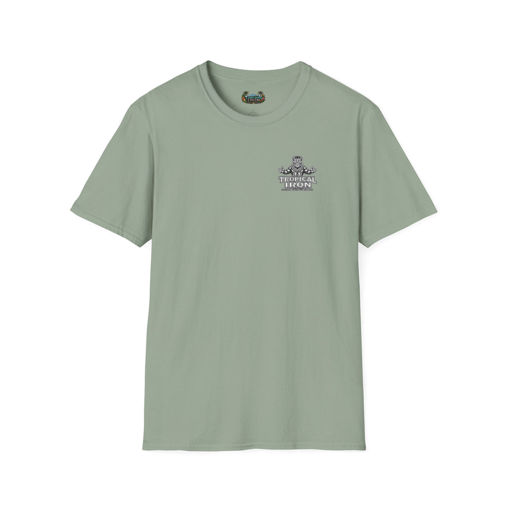 Tropical Le Bon Graphic Tee — Vintage Island Logo T-Shirt