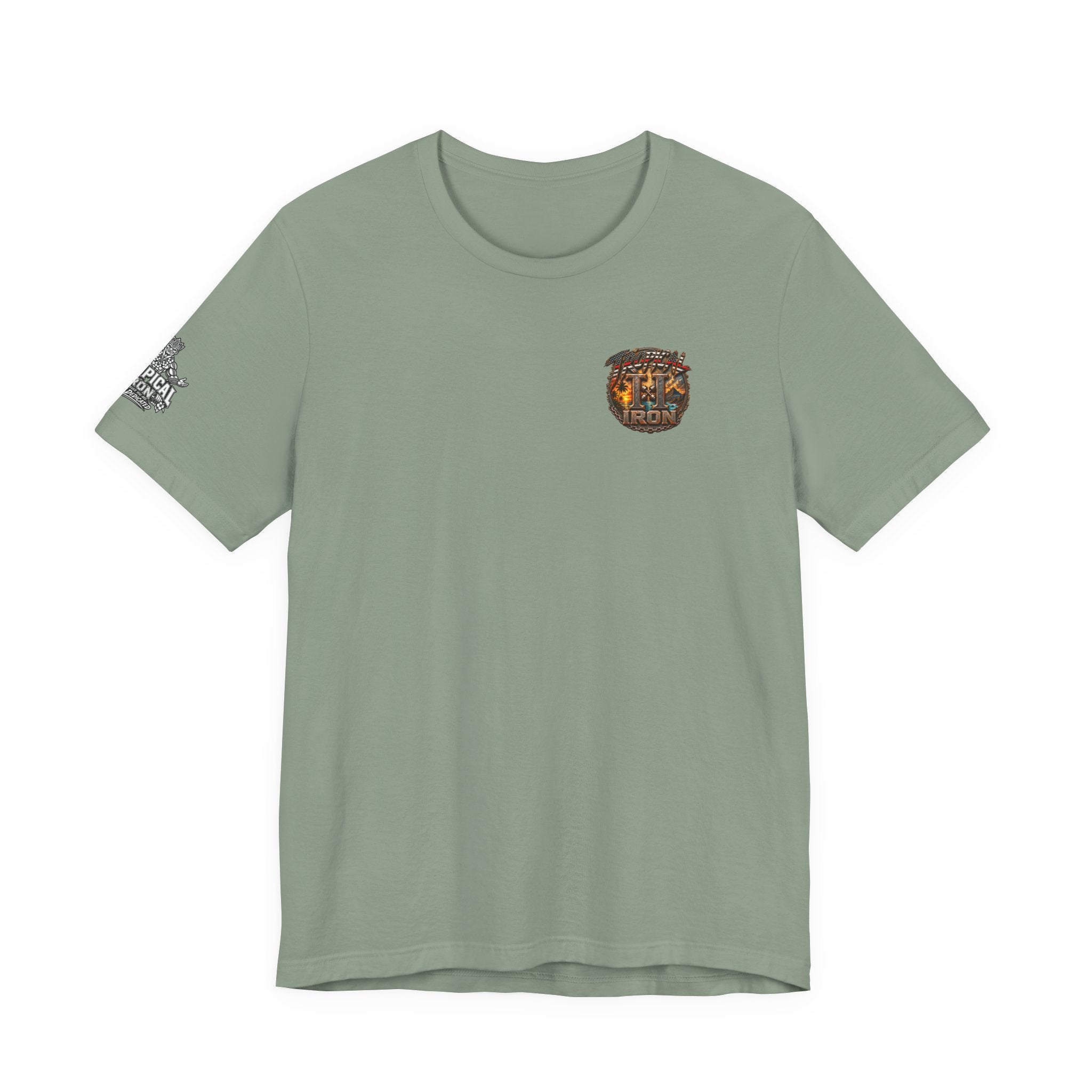 Tropical Iron Thin Red Line — 'Fire Fighter  Short Sleeve Shirt