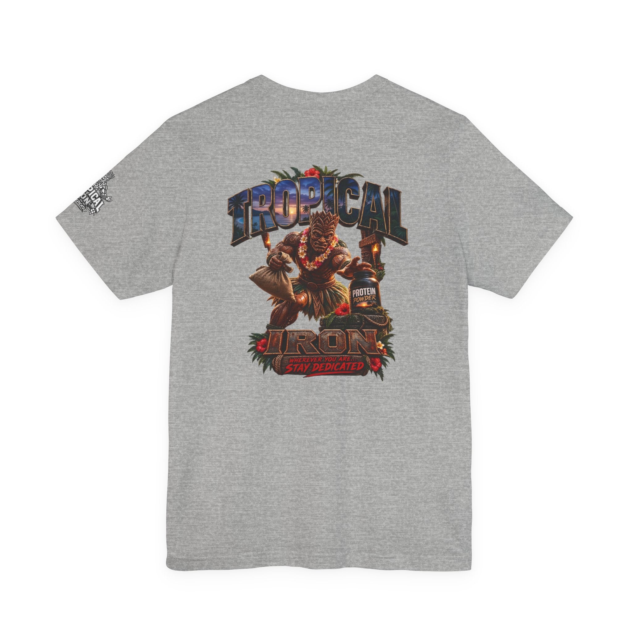 Tropical Tiki Warrior Graphic Tee — Protein Snatch