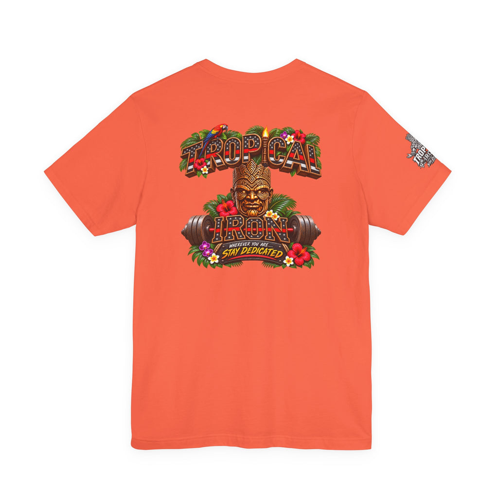 Tropical Iron Thin Red Line — 'Fire Fighter  Short Sleeve Shirt