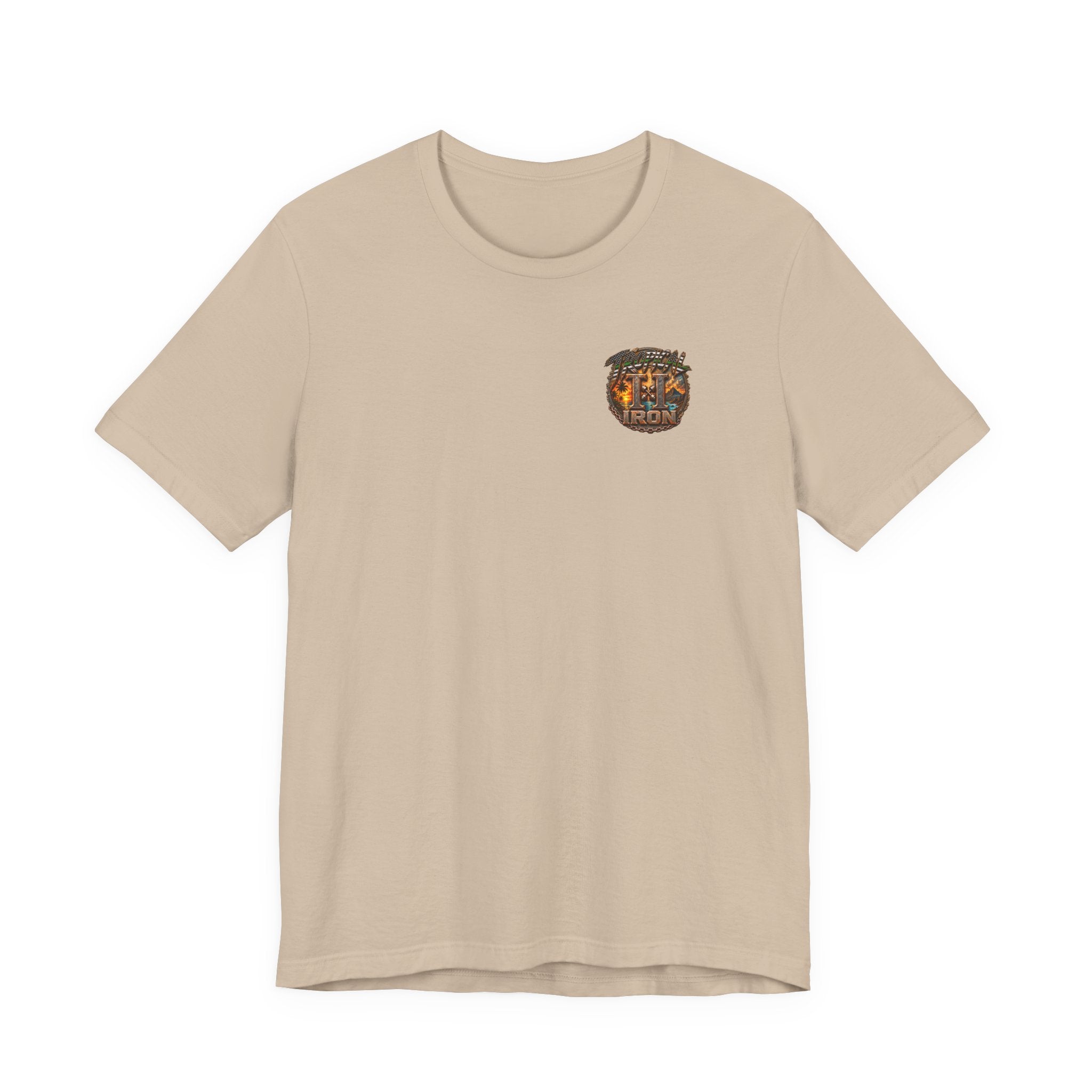 Tropical Strength Gym Tee — "Stay Dedicated" T-Shirt