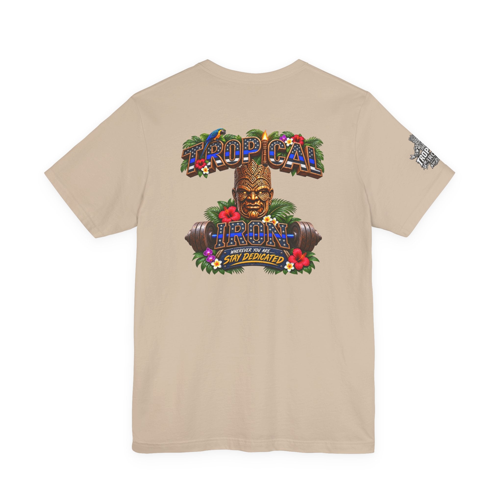 Tropical Iron  Thin Blue Line— Blue line Shirt