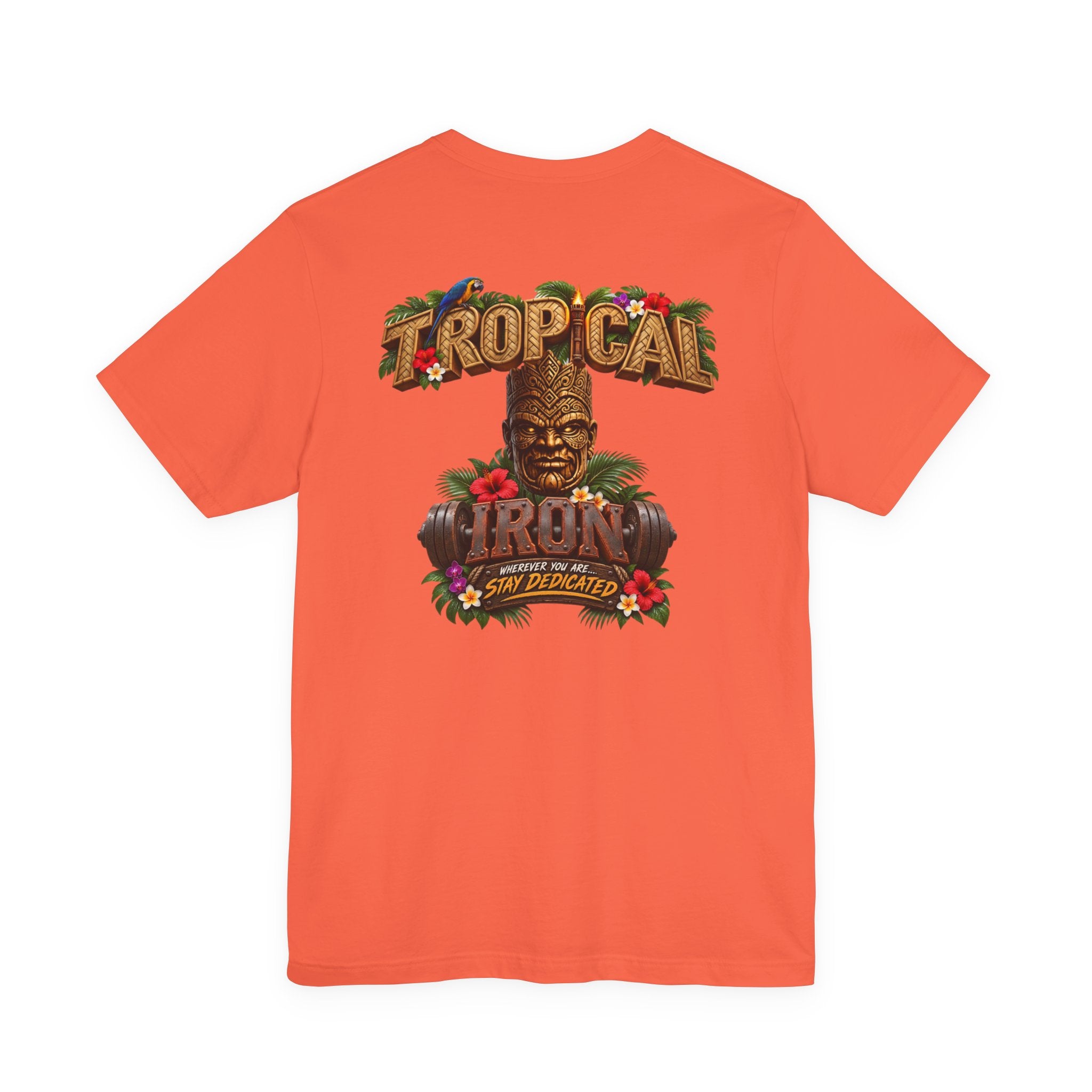 Tropical Aloha T-Shirt — 'Tropical Irony' Vintage Tiki Graphic Tee