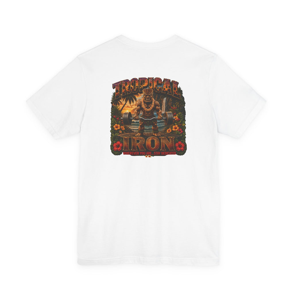 T-Shirt — Tropical Iron  Welcome To The Gun Show Gym Tee